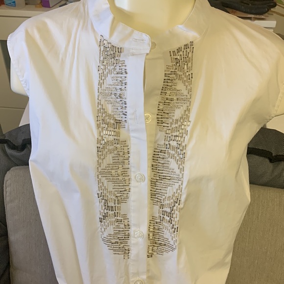 Dana Buchman beautiful sleeveless brand new new worn top - Picture 4 of 7